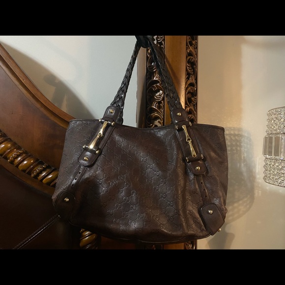 Guccissima brown leather purse. - Picture 6 of 11